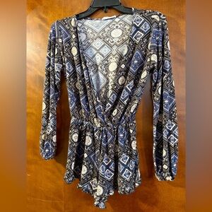 Honey Belle Geo Romper